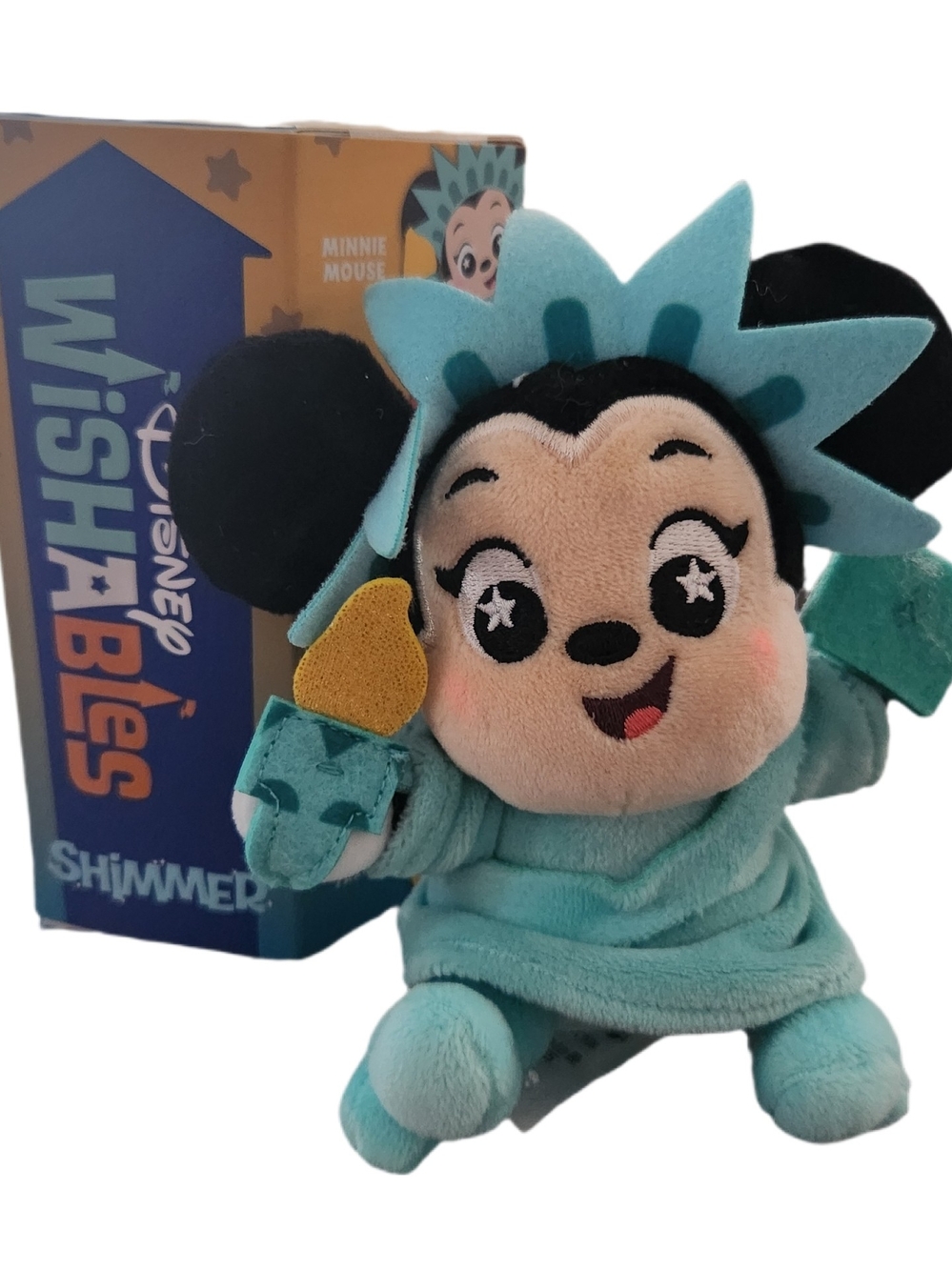 NYC EXCLUSIVE Disney Wishables Minnie Mouse Statue of Liberty with Box Disney